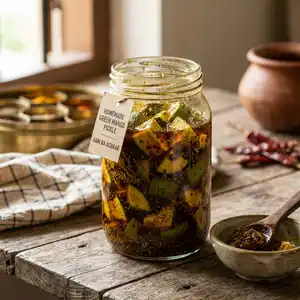 Homemade Mango Pickle